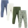 imageHudson Baby Unisex Baby Thermal Tapered Ankle Pants 4pk Creative Rainbows 1218 MonthsSage Dinosaur