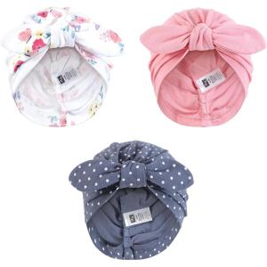 imageHudson Baby Infant Girls Turban Cotton Headwraps 024 MonthsButterfly Floral