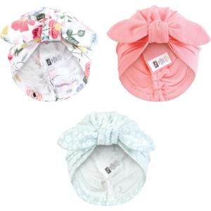 imageHudson Baby Infant Girls Turban Cotton Headwraps 024 MonthsModern Botanical