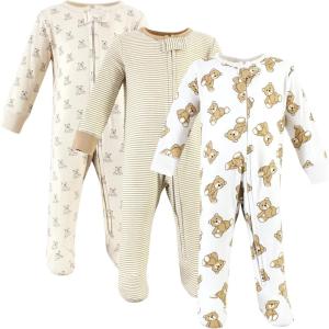 imageHudson Baby Unisex Baby Cotton Sleep and PlayTeddy Bears