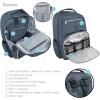 imageHudson Baby Unisex Baby Premium Diaper Bag Backpack and Changing PadBlue