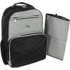 imageHudson Baby Unisex Baby Premium Diaper Bag Backpack and Changing PadBlack Gray