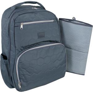 imageHudson Baby Unisex Baby Premium Diaper Bag Backpack and Changing PadBlue