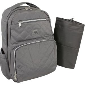 imageHudson Baby Unisex Baby Premium Diaper Bag Backpack and Changing PadCharcoal