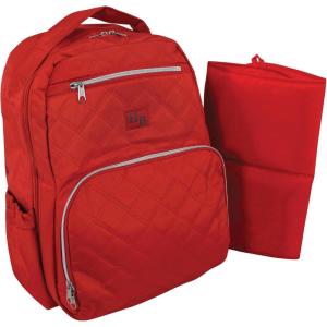 imageHudson Baby Unisex Baby Premium Diaper Bag Backpack and Changing PadRed