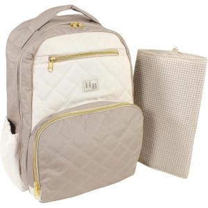 imageHudson Baby Unisex Baby Premium Diaper Bag Backpack and Changing PadTaupe Beige