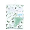 imageHudson Baby Infant Girl Plush Blanket with Furry Binding and Back Fairytale Princess One SizeEucalyptus