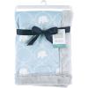 imageHudson Baby Unisex Baby Plush Blanket with Furry Binding and Back Construction One SizeElephant