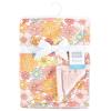 imageHudson Baby Unisex Baby Plush Blanket with Furry Binding and Back Cute Farm One SizePeace Love Flowers