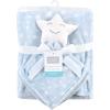 imageHudson Baby Unisex Baby Plush Blanket with Security Blanket Moon Girl One SizeStar Boy
