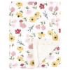 imageHudson Baby Infant Girl Plush Blanket with Furry Binding and Back Fairytale Princess One SizeSoft Painted Floral