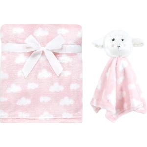 imageHudson Baby Unisex Baby Plush Blanket with Security Blanket Moon Girl One SizeSheep