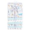 imageLittle Treasure Hudson Baby Cotton Poly Flannel Receiving Blankets Multipack Green Eucalyptus 30x30 inchesBlue Kangaroo