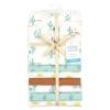imageLittle Treasure Hudson Baby Cotton Poly Flannel Receiving Blankets Multipack Green Eucalyptus 30x30 inchesBrown Desert Cactus