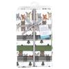 imageLittle Treasure Hudson Baby Cotton Poly Flannel Receiving Blankets Multipack Green Eucalyptus 30x30 inchesGrey Wild Forest