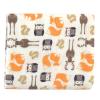 imageLittle Treasure Hudson Baby Cotton Poly Flannel Receiving Blankets Multipack Green Eucalyptus 30x30 inchesOrange Forest