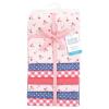 imageLittle Treasure Hudson Baby Cotton Poly Flannel Receiving Blankets Multipack Green Eucalyptus 30x30 inchesPink Cherry Sweet