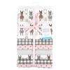 imageLittle Treasure Hudson Baby Cotton Poly Flannel Receiving Blankets Multipack Green Eucalyptus 30x30 inchesPink Farm Friends