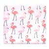 imageLittle Treasure Hudson Baby Cotton Poly Flannel Receiving Blankets Multipack Green Eucalyptus 30x30 inchesPink Flamingos