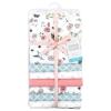 imageLittle Treasure Hudson Baby Cotton Poly Flannel Receiving Blankets Multipack Green Eucalyptus 30x30 inchesPink Hummingbird Garden