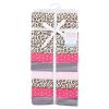 imageLittle Treasure Hudson Baby Cotton Poly Flannel Receiving Blankets Multipack Green Eucalyptus 30x30 inchesPink Leopard