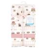 imageLittle Treasure Hudson Baby Cotton Poly Flannel Receiving Blankets Multipack Green Eucalyptus 30x30 inchesPink Sweet Bakery