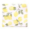 imageLittle Treasure Hudson Baby Cotton Poly Flannel Receiving Blankets Multipack Green Eucalyptus 30x30 inchesYellow Lemons