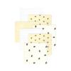 imageLittle Treasure Hudson Baby Cotton Poly Flannel Receiving Blankets Multipack Green Eucalyptus 30x30 inchesYellow Honey Bee