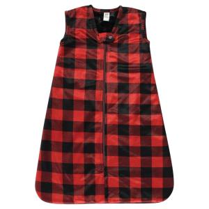 imageHudson Baby Unisex Baby Plush Faux Fur Sleeping Bag Wearable Blanket Hummingbird Garden 612 MonthsBuffalo Plaid