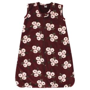 imageHudson Baby Unisex Baby Plush Faux Fur Sleeping Bag Wearable Blanket Hummingbird Garden 612 MonthsBurgundy Floral