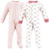 imageHudson Baby Unisex Baby Thermal Zipper Sleep and Play 2pk Creative Rainbows Preemie