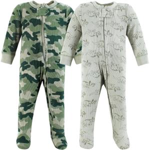 imageHudson Baby Unisex Baby Thermal Zipper Sleep and Play 2pkThermal Zipper Sleep and Play 2pk