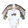 imageHudson Baby Unisex Baby Cotton BodysuitsAnimal Adventure