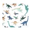 imageHudson Baby Unisex Baby Cotton Flannel Receiving Blankets 7Pack Bundle Retro Dinosaur One SizeDino Friends