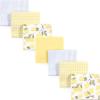 imageHudson Baby Unisex Baby Cotton Flannel Receiving Blankets Bundle Set Woodland One SizeLemons Flamingos 14pack