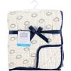 imageHudson Baby Unisex Baby Muslin Tranquility Quilt Blanket Winter Forest One SizeFootball