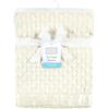 imageHudson Baby Unisex Baby Plush Mink Blanket Powder Blue One SizeCream