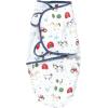 imageHudson Baby Unisex Baby Quilted Cotton Swaddle Wrap 3pk Football 03 MonthsBoy Farm Animals