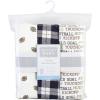 imageHudson Baby Unisex Baby Quilted Cotton Swaddle Wrap 3pk Football 03 MonthsFootball