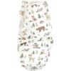 imageHudson Baby Unisex Baby Quilted Cotton Swaddle Wrap 3pk Football 03 MonthsForest Animals