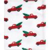 imageHudson Baby Unisex Baby Silky Plush and Coral Fleece Blanket Christmas Tree Truck 30x36 inchesChristmas Tree Truck
