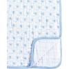 imageHudson Baby Unisex Baby Muslin Tranquility Quilt Blanket Winter Forest One SizeBlue Sheep