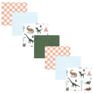 imageHudson Baby Unisex Baby Cotton Flannel Receiving Blankets 7Pack Bundle Retro Dinosaur One SizeRetro Dinosaur