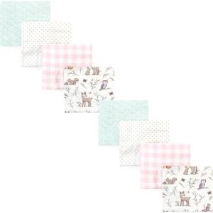 imageHudson Baby Unisex Baby Cotton Flannel Receiving Blankets Bundle Set Woodland One SizeEnchanted Forest
