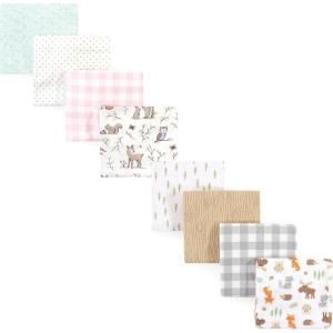 imageHudson Baby Unisex Baby Cotton Flannel Receiving Blankets Bundle Set Woodland One SizeEnchanted Forest Woodland