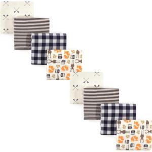 imageHudson Baby Unisex Baby Cotton Flannel Receiving Blankets Bundle Set Woodland One SizeForest