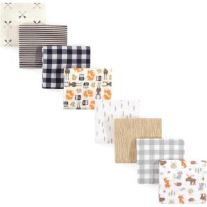 imageHudson Baby Unisex Baby Cotton Flannel Receiving Blankets Bundle Set Woodland One SizeForest Woodland