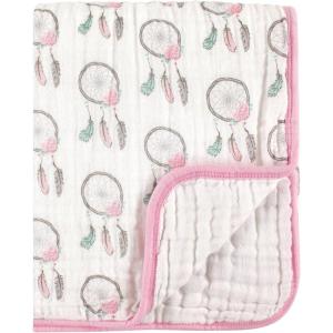 imageHudson Baby Unisex Baby Muslin Tranquility Quilt Blanket Winter Forest One SizeDream Catcher