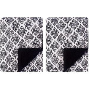 imageHudson Baby Unisex Baby Plush Mink and Sherpa Blanket Floral One SizeClassic Damask