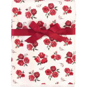 imageHudson Baby Unisex Baby Quilted MultiPurpose Swaddle Receiving Stroller Blanket Moose 1Pack One SizeRed Rose 1pack